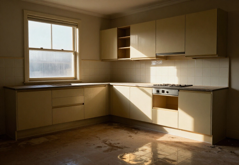 Dry basement in Kings Park property after water extraction